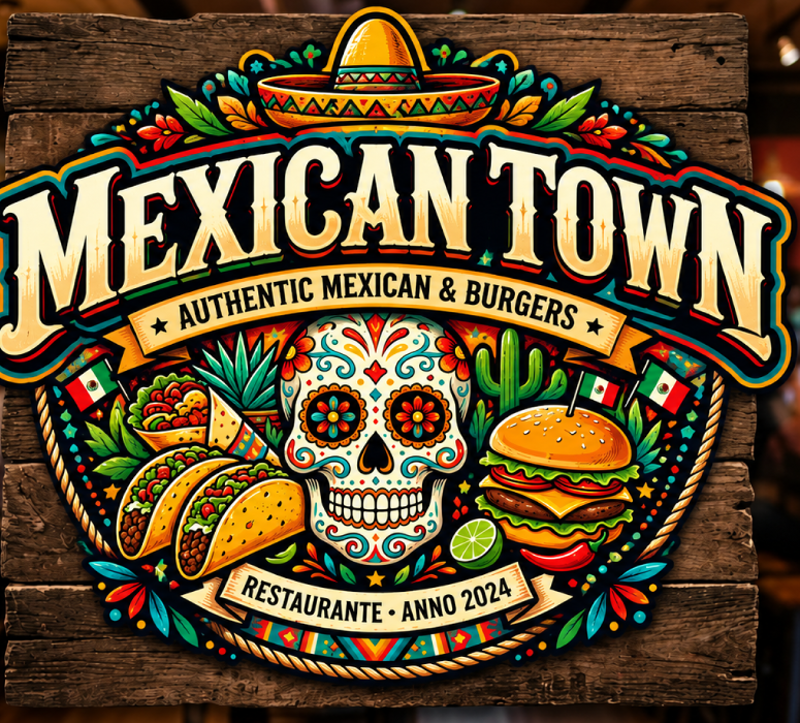 Mexican Town Logo